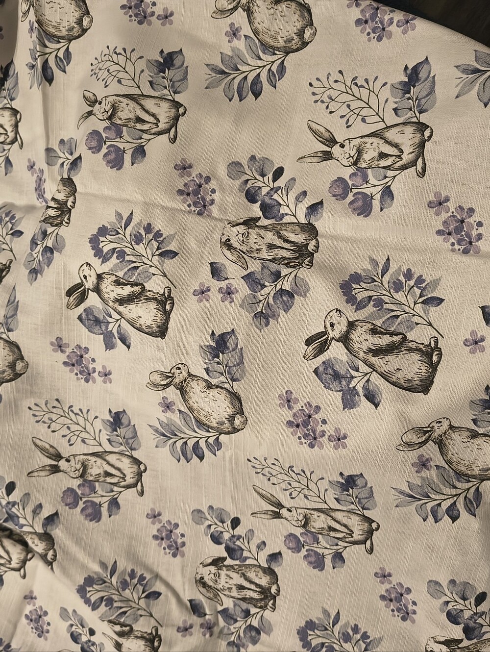 Easter Bunny Tablecloth – 63" x 83" - Picture 2 of 2